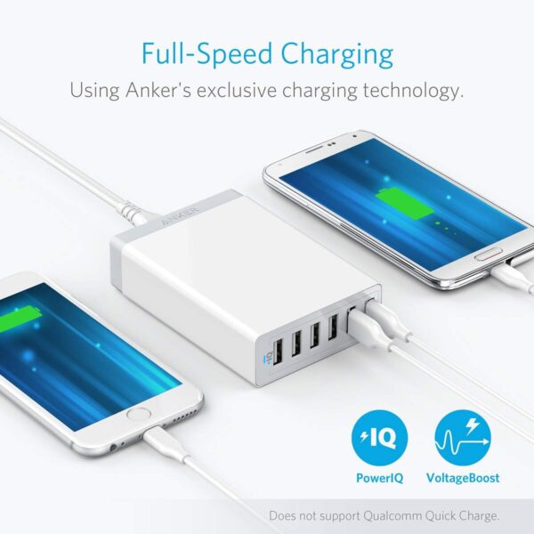 anker powerport 6 wall charger white1 tejar UNITED MALL