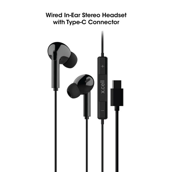 type c wired headset 103c blk UNITED MALL