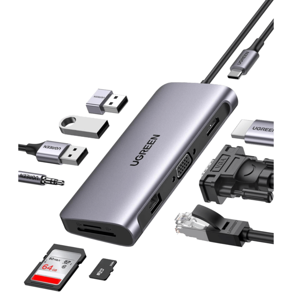 ugreen 10 in 1 4k hdmi usb c hub 1 UNITED MALL