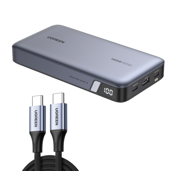 ugreen 145w 25000mah for laptop 3 ports power bank bundle 1 UNITED MALL