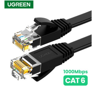 ugreen cat 6 round utp gigabit ethernet network cable 5 m black 20162 1 UNITED MALL