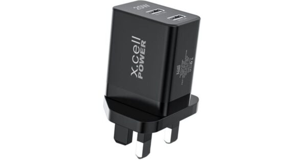 xcell dual port wall charger black UNITED MALL