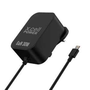 xcell wall charger gan 30w black UNITED MALL